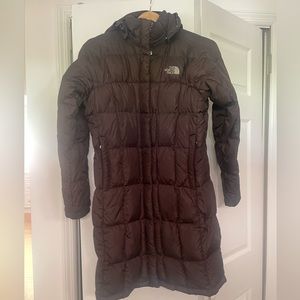 Women’s Brown the North Face long Jacket